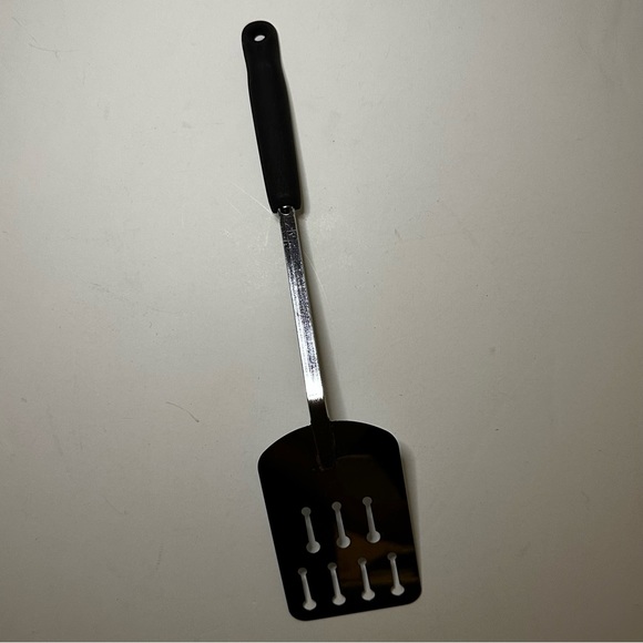 Vintage EKCO USA Chromium Plated Carousel Blue Dutch Tulip Cooking Utensils Set - Picture 4 of 16